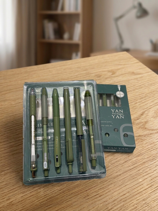 Yan yan gel pen set with highlighter set for gifting